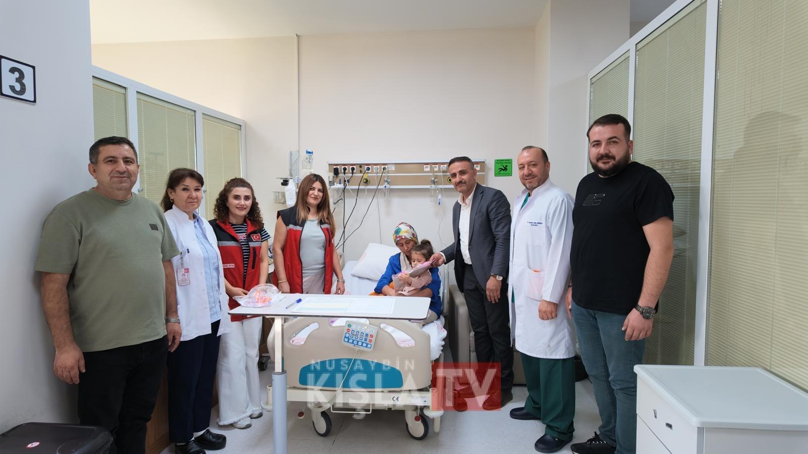 NUSAYBİN’DE TEDAVİ GÖREN ÇOCUKLARA MORAL ZİYARETİ