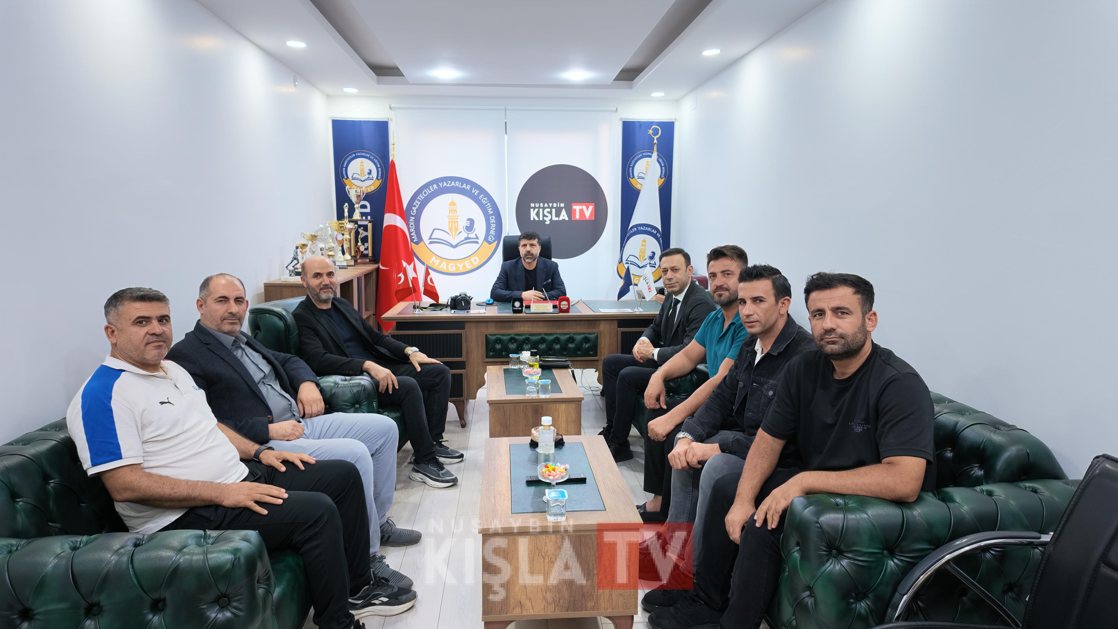 NUSAYBİN GENÇLİK VE SPOR MÜDÜRLÜĞÜNDEN MAGYED’E ZİYARET