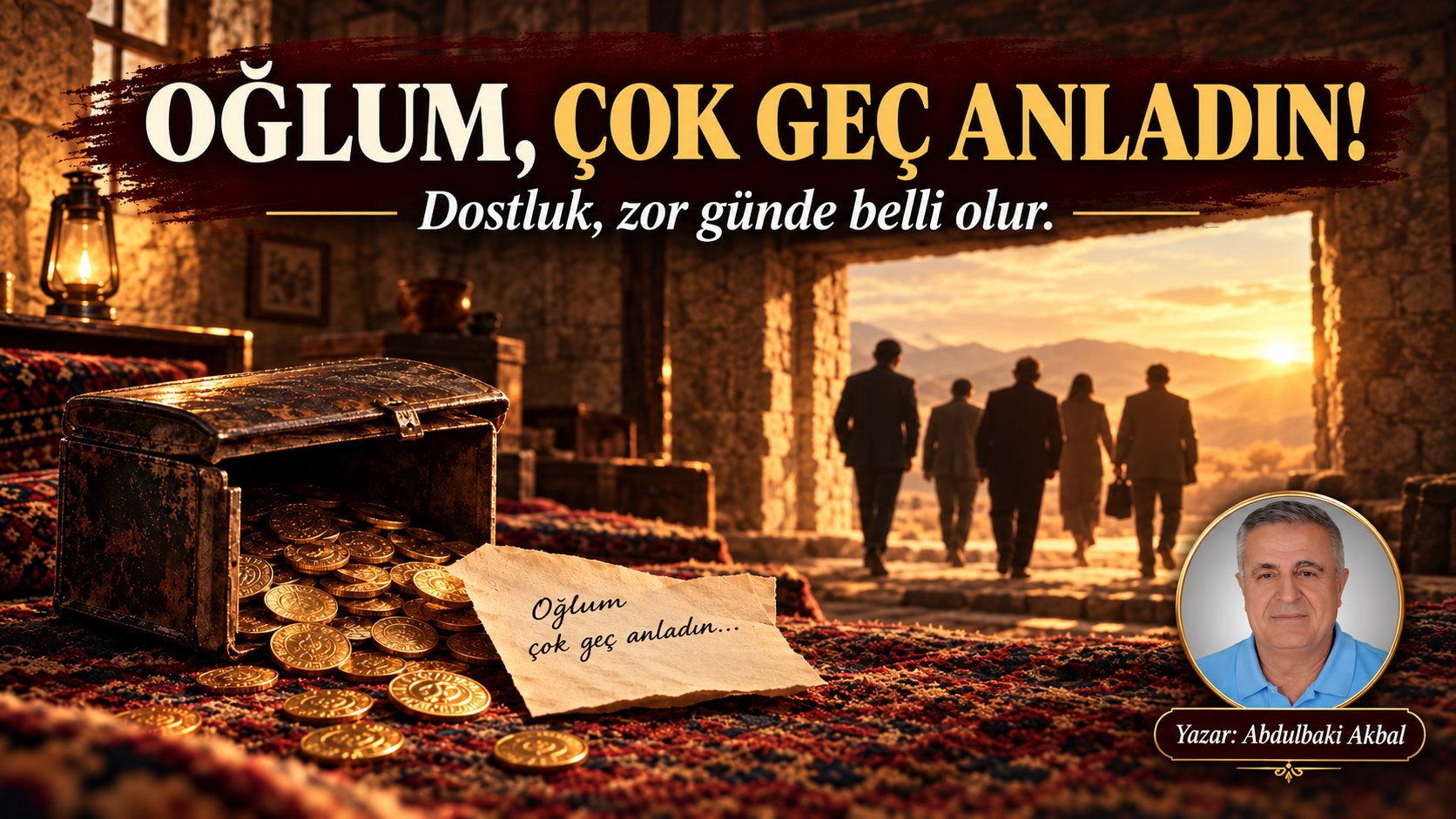 HAYAT HİKAYESİ: OĞLUM, ÇOK GEÇ ANLADIN!
